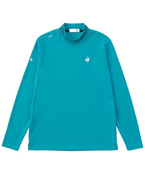 le coq sportif GOLF(ルコックスポルティフゴルフ)の「【YOSHINORI KOTAKE(ヨシノリ コタケ)監修】長袖ハイネックシャツ リジューム 防風 ストレッチ 保温 ECO ゴルフウェア メンズ(シャツ/ブラウス・メンズ・エメラルド/ブラック/ホワイト・M/L/XL)」の3枚目の写真