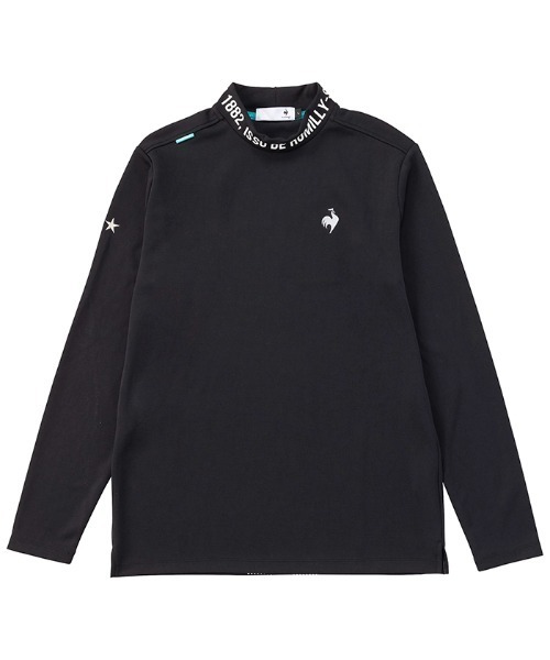 le coq sportif GOLF(ルコックスポルティフゴルフ)の「【YOSHINORI KOTAKE(ヨシノリ コタケ)監修】長袖ハイネックシャツ リジューム 防風 ストレッチ 保温 ECO ゴルフウェア メンズ(シャツ/ブラウス・メンズ・エメラルド/ブラック/ホワイト・M/L/XL)」の5枚目の写真