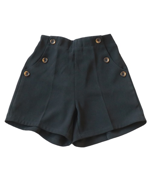 antiqua（アンティカ）の「ベーシックショートパンツ（その他パンツ・キッズ・ライトベージュ/ブラック・130/140/150/160）」の4枚目の写真