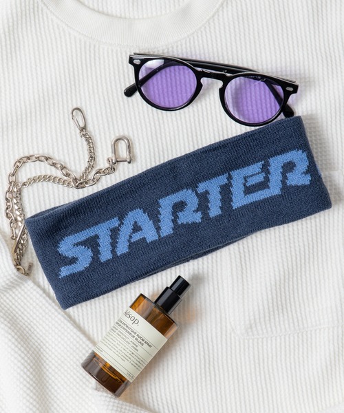 STARTER（スターター）の「【STARTER BLUE】STC ACRYLIC HEADBAND 127192002（ヘアバンド・メンズ・ネイビー/ブラウン/グリーン/ブラック・FREE）」の4枚目の写真
