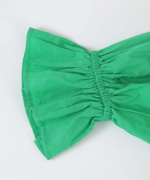 titivate（ティティベイト）の「キャンディースリーブギャザーブラウス（シャツ/ブラウス・レディース・ラベンダー/グリーン/ブラック/オフホワイト/グリーン系その他/ダークブラウン/ライトブルー/ライトピンク・S/M）」の11枚目の写真