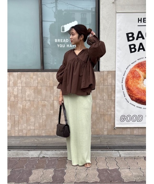 キャンディースリーブギャザーブラウス（シャツ/ブラウス）｜titivate