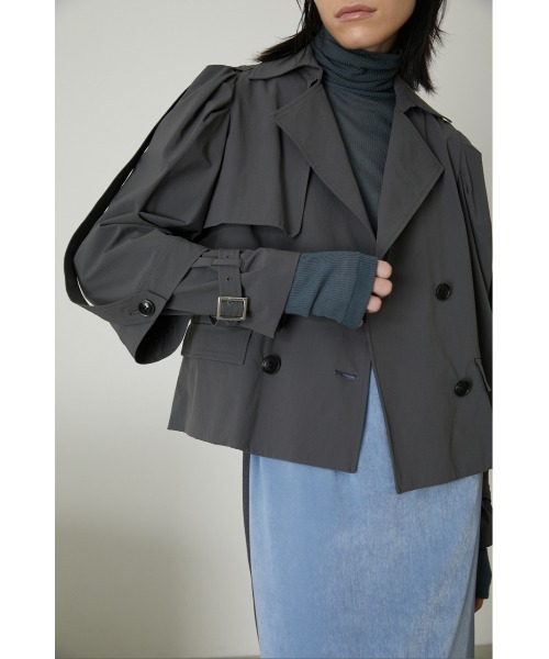 RIM.ARK（リムアーク）の「Design trench short CT（トレンチコート