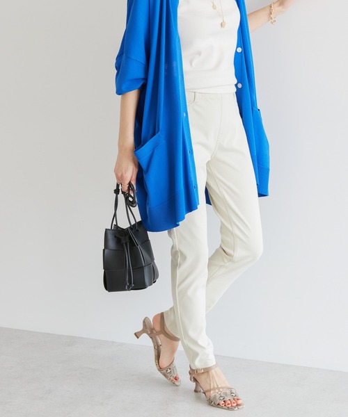 AMERICAN HOLIC（アメリカンホリック）の「ACTIVE　EASYストレッチパンツ（その他パンツ・レディース・アイボリー/ブラック/カーキ・S/M/L/XL）」の2枚目の写真