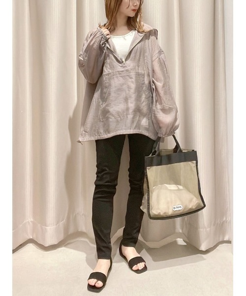 AMERICAN HOLIC（アメリカンホリック）の「ACTIVE　EASYストレッチパンツ（その他パンツ・レディース・アイボリー/ブラック/カーキ・S/M/L/XL）」の9枚目の写真