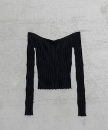 PRANK PROJECT/オフショルジップニット/トップス PRANK PROJECT(プランク プロジェクト)｜オフショルジップニット