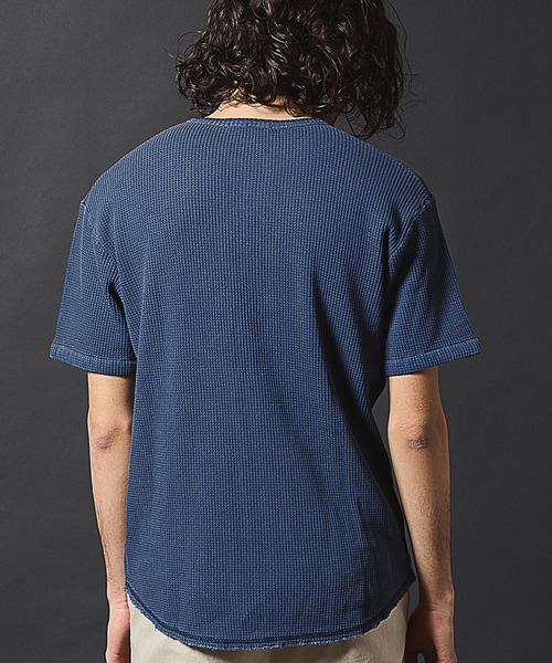 RATTLE TRAP(ラトルトラップ)の「ワッフルピグメントヘンリーネックTシャツ(Tシャツ/カットソー・メンズ・ホワイト/ネイビー/ブラック・LL/L/M)」の20枚目の写真