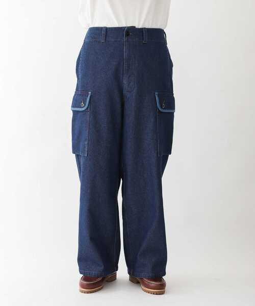 ARMY TWILL（アーミーツイル）の「ARMY TWILL　12OZ Denim Cargo Pants（デニムパンツ・メンズ・ライトブルー/ネイビー・MEDIUM/LARGE）」の17枚目の写真