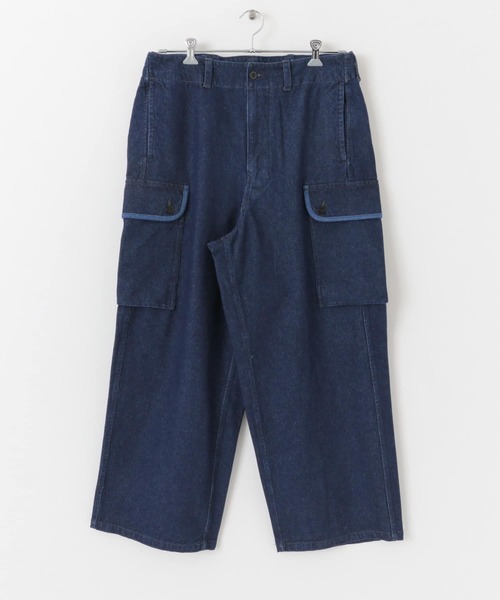 ARMY TWILL（アーミーツイル）の「ARMY TWILL　12OZ Denim Cargo Pants（デニムパンツ・メンズ・ライトブルー/ネイビー・MEDIUM/LARGE）」の6枚目の写真