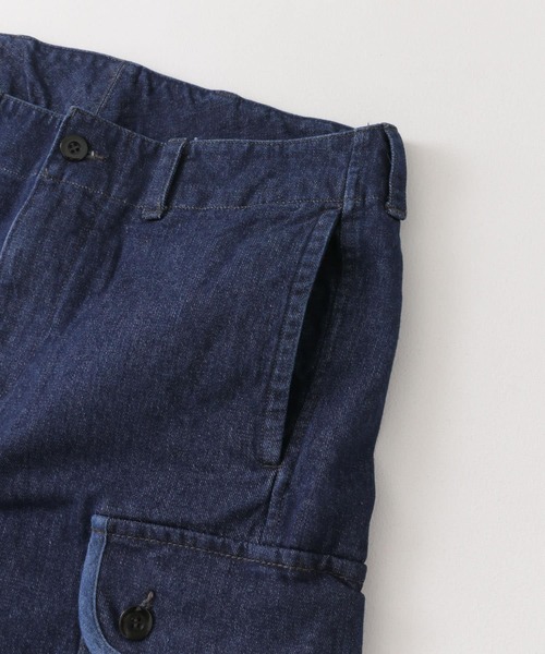 ARMY TWILL（アーミーツイル）の「ARMY TWILL　12OZ Denim Cargo Pants（デニムパンツ・メンズ・ライトブルー/ネイビー・MEDIUM/LARGE）」の15枚目の写真