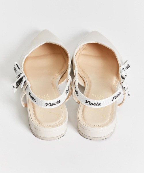 NOELA（ノエラ）の「ロゴリボンパンプス（パンプス・レディース・ブラック/ベージュ/オフホワイト・S/M/L）」の18枚目の写真