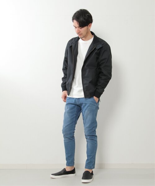 ikka（イッカ）の「TCハリントンジャケット（ブルゾン・メンズ・グリーン系その他/ブラック・S/L/M/XL）」の15枚目の写真