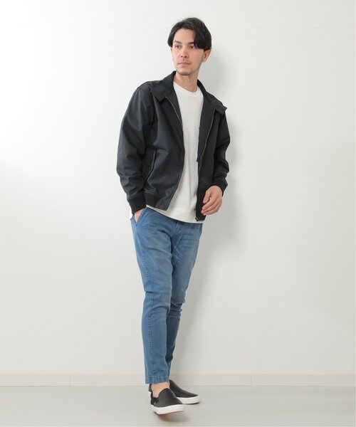 ikka（イッカ）の「TCハリントンジャケット（ブルゾン・メンズ・グリーン系その他/ブラック・S/L/M/XL）」の14枚目の写真