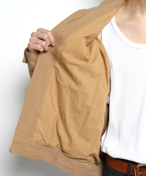 Badhiya（バディ―ヤ）の「ZIP BLOUSON - twill（ブルゾン）」 - WEAR