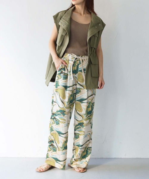 Lant Kalte（ラントカルテ）の「【Lant Kalte】コットンバイオベスト（ベスト・レディース・チャコール/カーキ・M）」の6枚目の写真