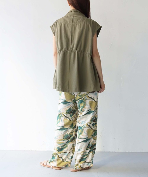 Lant Kalte（ラントカルテ）の「【Lant Kalte】コットンバイオベスト（ベスト・レディース・チャコール/カーキ・M）」の7枚目の写真