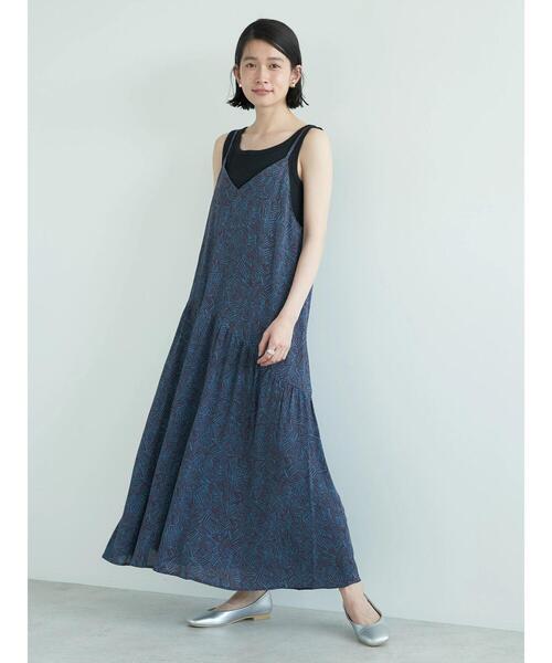 AMERICAN HOLIC（アメリカンホリック）の「ティアードギャザーキャミワンピース（ワンピース・レディース・ネイビー/ブルー・FREE）」の12枚目の写真
