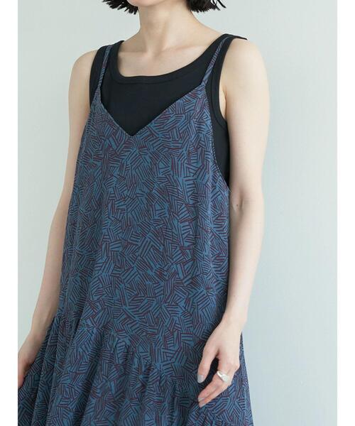 AMERICAN HOLIC（アメリカンホリック）の「ティアードギャザーキャミワンピース（ワンピース・レディース・ネイビー/ブルー・FREE）」の6枚目の写真