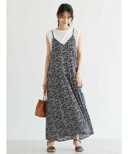 AMERICAN HOLIC（アメリカンホリック）の「ティアードギャザーキャミワンピース（ワンピース・レディース・ネイビー/ブルー・FREE）」の10枚目の写真