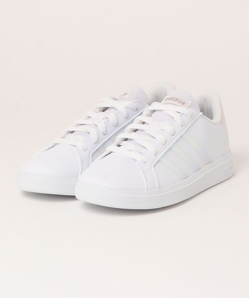 adidas アディダス GRAND COURT 2.0 K キッズスニーカー レースアップ ひも靴(グランドコート2.0K) GY2326（スニーカー）｜adidas（アディダス）