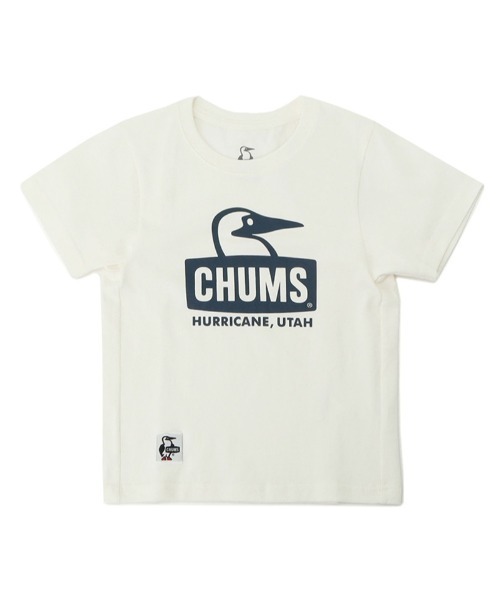 CHUMS(チャムス)の「【CHUMS】Kid's Booby Face T-Shirt(Tシャツ/カットソー・キッズ・サックスブルー/ブルーグリーン/ホワイト×ネイビー/マルチ/ブルー系その他/ブラック×ホワイト/ホワイト系その他/オレンジ/グリーン・LARGE/MEDIUM/X-LARGE)」の3枚目の写真