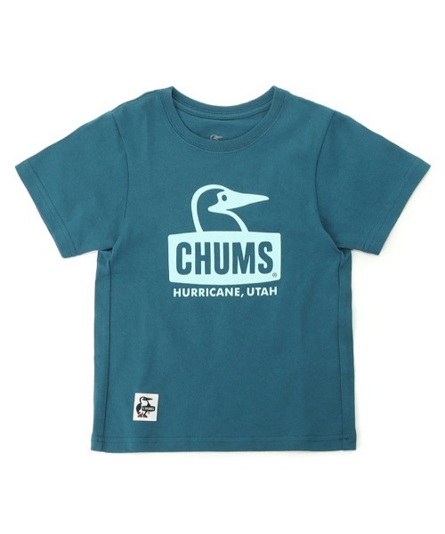 CHUMS(チャムス)の「【CHUMS】Kid's Booby Face T-Shirt(Tシャツ/カットソー・キッズ・サックスブルー/ブルーグリーン/ホワイト×ネイビー/マルチ/ブルー系その他/ブラック×ホワイト/ホワイト系その他/オレンジ/グリーン・LARGE/MEDIUM/X-LARGE)」の7枚目の写真