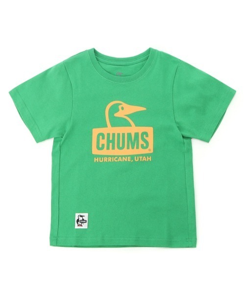 CHUMS(チャムス)の「【CHUMS】Kid's Booby Face T-Shirt(Tシャツ/カットソー・キッズ・サックスブルー/ブルーグリーン/ホワイト×ネイビー/マルチ/ブルー系その他/ブラック×ホワイト/ホワイト系その他/オレンジ/グリーン・LARGE/MEDIUM/X-LARGE)」の4枚目の写真