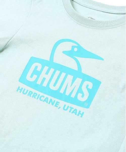 CHUMS(チャムス)の「【CHUMS】Kid's Booby Face T-Shirt(Tシャツ/カットソー・キッズ・サックスブルー/ブルーグリーン/ホワイト×ネイビー/マルチ/ブルー系その他/ブラック×ホワイト/ホワイト系その他/オレンジ/グリーン・LARGE/MEDIUM/X-LARGE)」の22枚目の写真