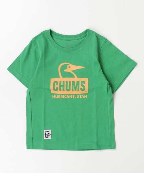 CHUMS(チャムス)の「【CHUMS】Kid's Booby Face T-Shirt(Tシャツ/カットソー・キッズ・サックスブルー/ブルーグリーン/ホワイト×ネイビー/マルチ/ブルー系その他/ブラック×ホワイト/ホワイト系その他/オレンジ/グリーン・LARGE/MEDIUM/X-LARGE)」の14枚目の写真