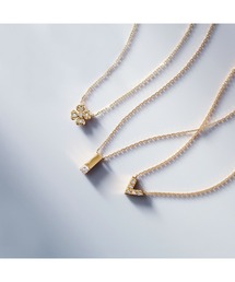 50周年記念 限定品 ヴァンドーム青山 ダイヤ ネックレス K18 Vライン 金 40747-145-