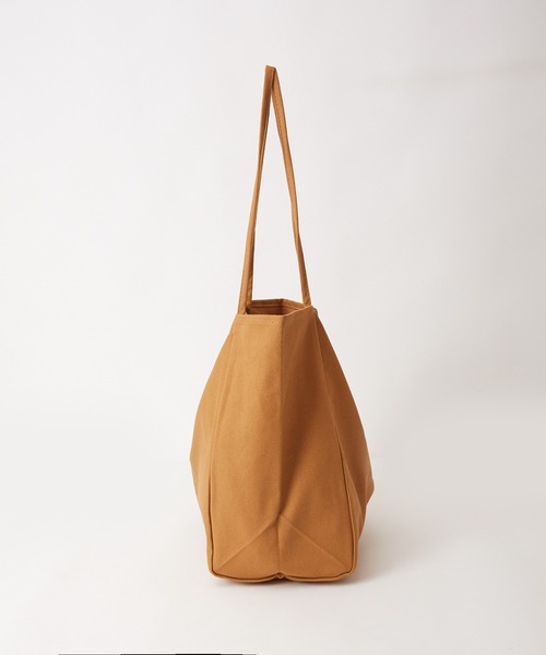 Alite cloth（アリーテクロス）の「キャンバス地ビッグサイズトートバッグ（トートバッグ・レディース・その他1/ブラウン/ホワイト/ブラック/グリーン・F）」の12枚目の写真