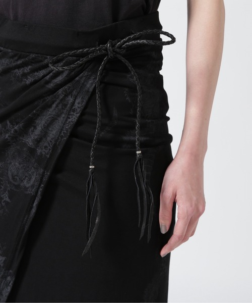 KMRii（ケムリ）の「KMRii/ケムリ/Magnolia feather SKT（スカート・レディース・ブラック・F）」の6枚目の写真