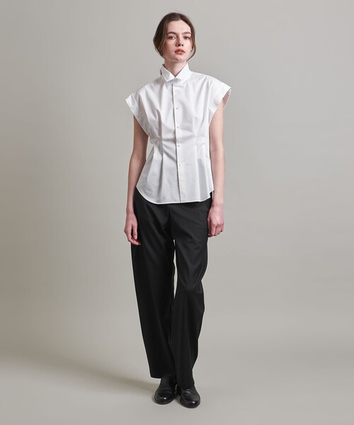 新品タグ付き＜LOEFF＞CTNブロードYKウィング ホワイト 0 新品タグ付き＜LOEFF＞CTNブロードYKウィング ホワイト 0