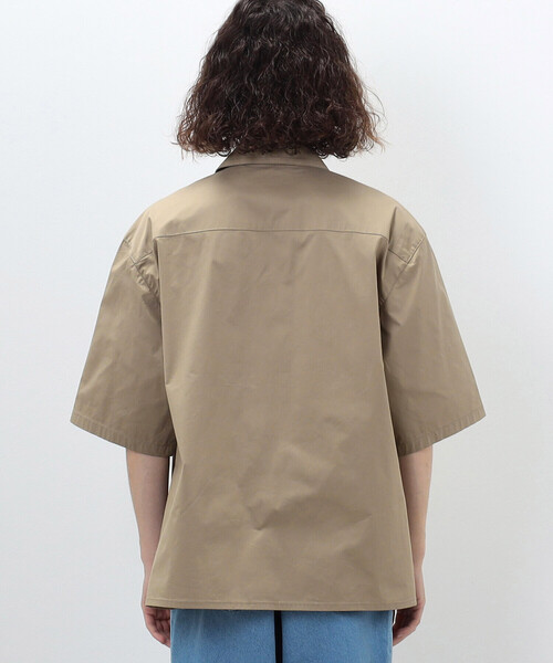 Purple&Yellow（パープルアンドイエロー）の「ベンチレーション オープンカラーシャツ（シャツ/ブラウス・メンズ・ブラック/ベージュ・SMALL/MEDIUM/LARGE）」の21枚目の写真