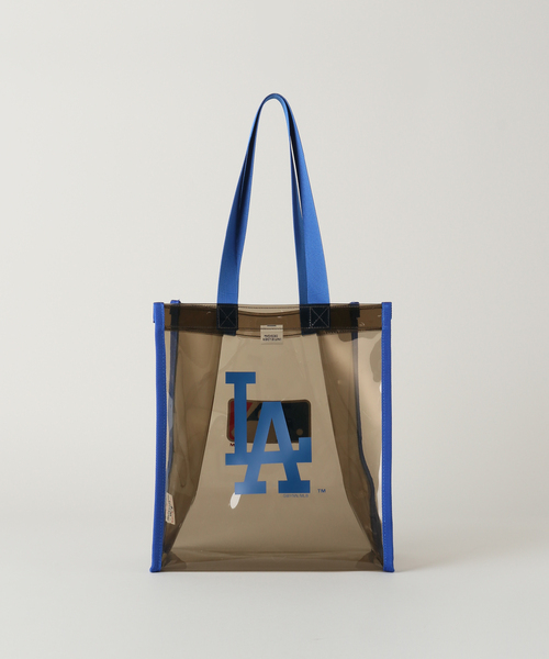 U by SPICK&SPAN（ユーバイスピックアンドスパン）の「【MLB】クリアトート（トートバッグ・レディース・ブルー/ホワイト・FREE）」の2枚目の写真
