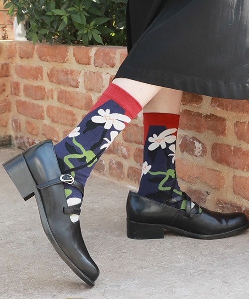 Fun & Daily（ファンアンドデイリー）の「F&D : フラワータビソックス（ソックス/靴下・レディース・その他2/その他1/その他3/その他4・FREE）」の6枚目の写真