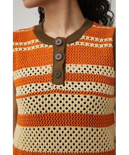AZUL by moussy（アズールバイマウジー）の「MULTI BORDER MESH
