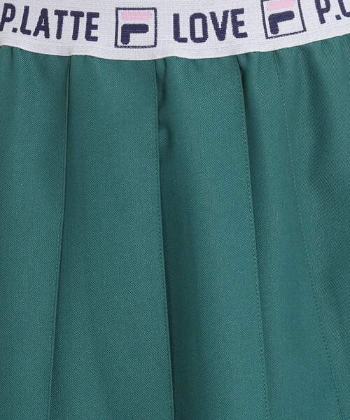 FILA(フィラ)の「【FILAコラボ】FILA×PINKLATTE ロゴジャカードスカート(スカート・キッズ・ネイビー/ダークグリーン/オフホワイト・16/14/15 )」の9枚目の写真