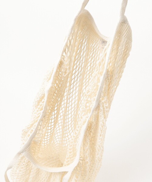 Filt(フィルト)の「FILT / ネット バッグ L(ショルダーバッグ・メンズ・ブラック/ライトグレー/オフホワイト・ONE SIZE)」の5枚目の写真
