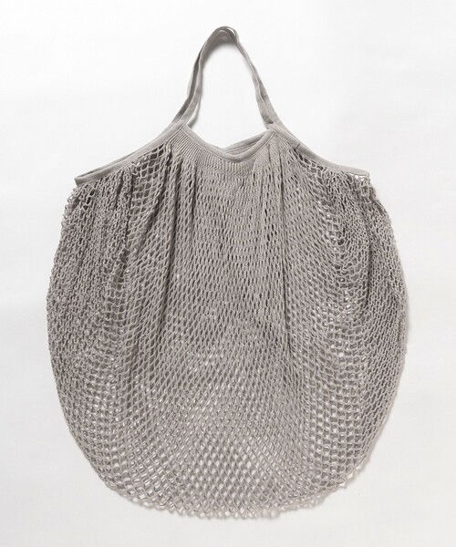 Filt(フィルト)の「FILT / ネット バッグ L(ショルダーバッグ・メンズ・ブラック/ライトグレー/オフホワイト・ONE SIZE)」の6枚目の写真