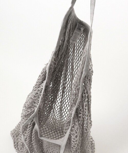 Filt(フィルト)の「FILT / ネット バッグ L(ショルダーバッグ・メンズ・ブラック/ライトグレー/オフホワイト・ONE SIZE)」の9枚目の写真