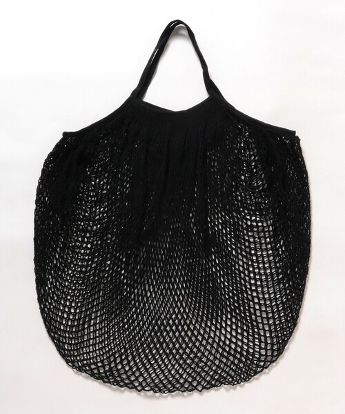 Filt(フィルト)の「FILT / ネット バッグ L(ショルダーバッグ・メンズ・ブラック/ライトグレー/オフホワイト・ONE SIZE)」の10枚目の写真