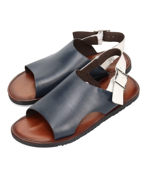 MODELLO（モデロ）の「【MODELLO　モデロ】カバロス加工レザーサンダル DM5131（サンダル・メンズ・ブルー系その他/ブラウン系その他/ホワイト/ブラック・LL/M/L/S）」の4枚目の写真
