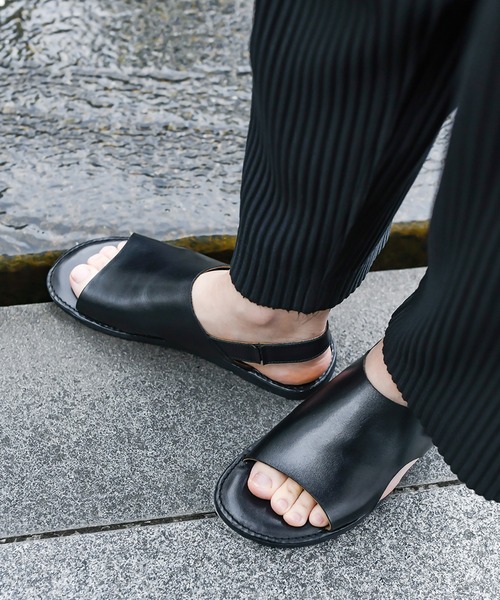 MODELLO（モデロ）の「【MODELLO　モデロ】カバロス加工レザーサンダル DM5131（サンダル・メンズ・ブルー系その他/ブラウン系その他/ホワイト/ブラック・LL/M/L/S）」の2枚目の写真