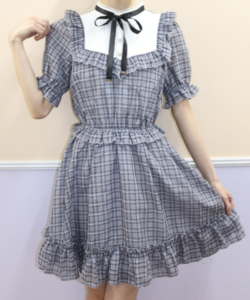 Secret Honey（シークレットハニー）の「ヨークフリルチェック柄