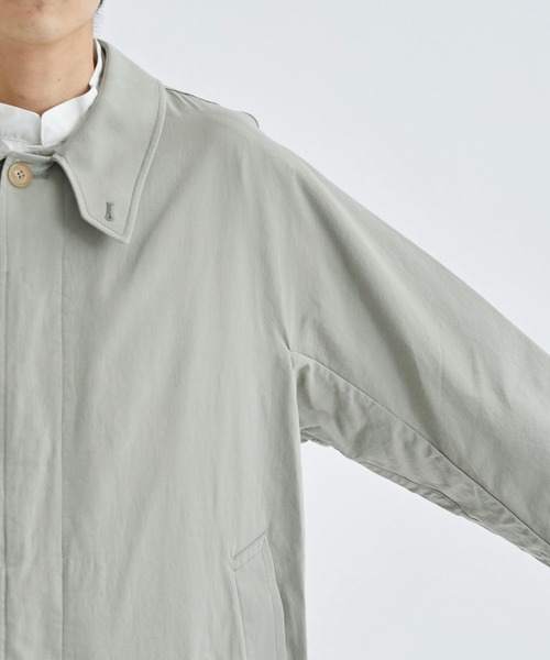 AFTERHOURS(アフターアワーズ)の「【AFTERHOURS / アフターアワーズ】BALMACAAN COAT(ステンカラーコート・メンズ・ブラック/グレイッシュベージュ・3)」の14枚目の写真