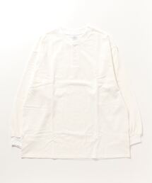 【FRUIT OF THE LOOM/フルーツオブザルーム】ヘビーオンス ヘンリーネック L/S TEEシャツ