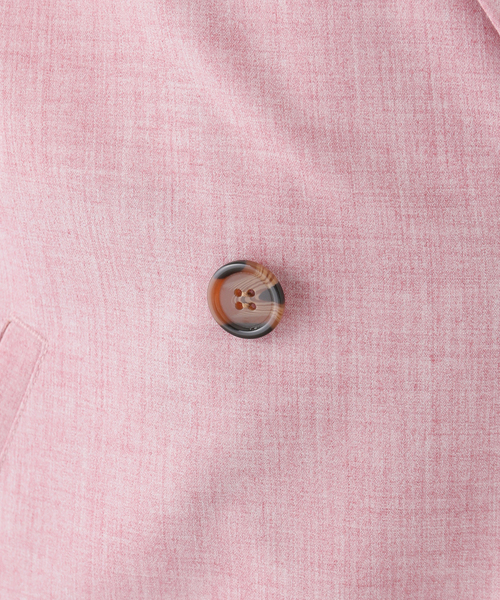 U by SPICK&SPAN（ユーバイスピックアンドスパン）の「リネンライクオーバージャケット（その他アウター・レディース・ピンク/ベージュ・FREE）」の18枚目の写真