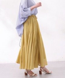 Chez toi | INDIA/コットンボイルギャザースカート(スカート)