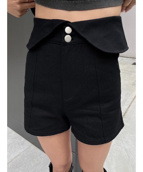 ENVYM(アンビー)の「HWウエストバックショートパンツ(その他パンツ・レディース・ベージュ/ブラック・S/M)」の17枚目の写真